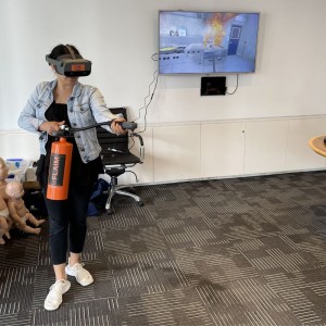Virtualno gašenje FLAIM SYSTEM z gasilnimi aparati