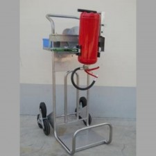 Voziček za servisiranje gasilnih aparatov